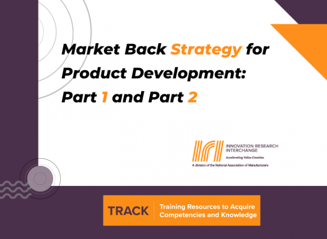 IRI TRACK Workshop: Market-Back Strategy for Product Development